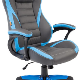 Игровое кресло Chairman game 22-GB (серо-голубой)