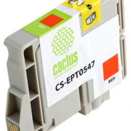 Картридж струйный Cactus CS-EPT0547 красный (16.2мл) для Epson Stylus Photo R800/R1800