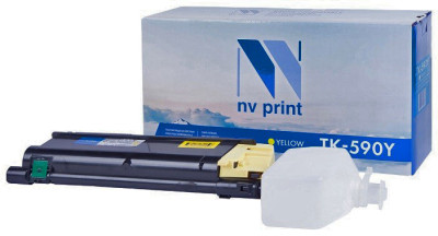Картридж NVP совместимый NV-TK-590 Yellow для Kyocera FS-C5250DN/ C2026MFP/ C2026MFP+/ C2126MFP/ C2126MFP+/ C2526MFP/ C2626MFP/ Ecosys P6026cdn (5000k)