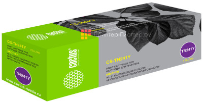 Картридж лазерный Cactus CS-TN241Y желтый (1400стр.) для Brother HL-3170CDW