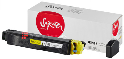 Тонер-картридж SAKURA TK5280Y для Kyocera Mita ECOSYS P6235cdn (yellow), 11000 стр. (PP051915)
