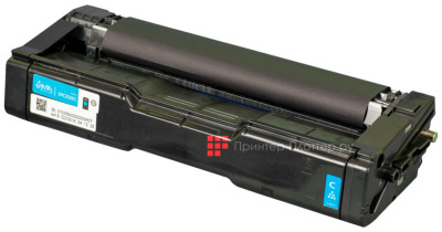 Тонер SAKURA SPC250EC (407544) для Ricoh Aficio SP C250/C260/C261 (cyan), 1600 стр.