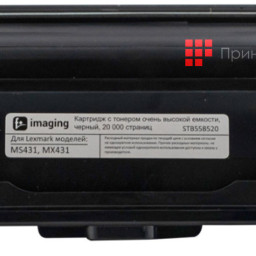 Тонер-картридж F+ Imaging STB55B520 (black), 20000 стр.