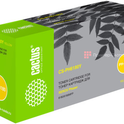 Тонер-картридж Cactus Toner CS-PH6180Y для Xerox Phaser 6180, 6180MFP (yellow), 6000 стр.