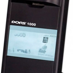 Детектор банкнот DORS 1000 (черный)