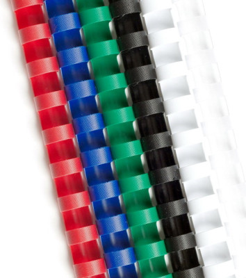 Пружины ProfiOffice пластиковые, диаметр 22мм, синие, 50шт