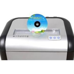 Уничтожитель (шредер) Bulros 8417M (черные бока, контур, серебряные верх, дверца)