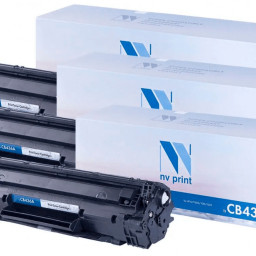 Картридж NVP совместимый NV-CB436A-SET3 для HP LaserJet M1120 mfp/ M1120n mfp/ M1522 MFP/ M1522n MFP/ M1522nf MFP/ P1504/ P1504n/ P1505/ P1505n/ P1506/ P1506n (2000k) (3 шт)