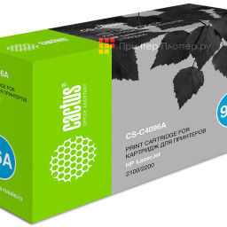 Картридж лазерный Cactus CS-C4096A черный (5000 стр.) для HP LJ 2100/2200