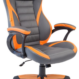 Игровое кресло Chairman game 22-GO (серо-оранжевый)
