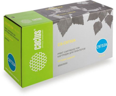 Тонер-картридж Cactus Toner CS-C9732A для HP Color LaserJet 5500, 5550 (yellow), 12000 стр.