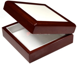 Шкатулка SPH44M, 4 x 4, без керамической шильды, бордовая