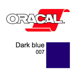 Пленка Oracal 8500 F007 (синий), 80мкм, 1260мм x 50м (4011363183510)
