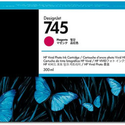 Картридж HP 745 (magenta), 300 мл