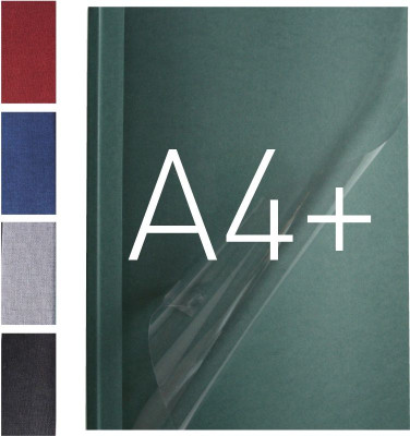 Обложки OPUS C-Bind SoftClear AA, A4, 5 мм, мягкие, зеленые, 10 шт.