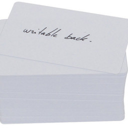 Evolis белые карты с записываемой обратной стороной PVC Blank Cards White 20 mil, 1 x 100 карт