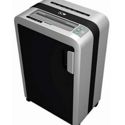 Уничтожитель (шредер) Bulros 8620M (серебряный корпус, черные дверца, контур)