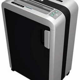 Уничтожитель (шредер) Bulros 8620M (серебряный корпус, черные дверца, контур)