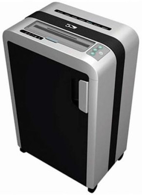 Уничтожитель (шредер) Bulros 8620M (серебряный корпус, черные дверца, контур)