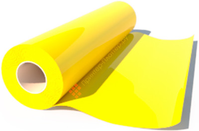 Термопленка Poli-Flex Premium 440, неоновая желтая, 500 мм x 25 м