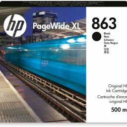 Картридж HP 863 Ink Cartridge (black), 500 мл