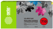 Картридж струйный Cactus CS-PFI710Y желтый (700мл) для Canon imagePROGRAF TX-2000/TX-3000/TX-4000