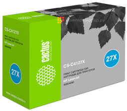 Картридж лазерный Cactus CS-C4127X черный (10000 стр.) для HP LJ 4000/4050