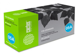 Картридж лазерный Cactus CS-CE505AS черный (2300 стр.) для HP LJ P2055/P2035