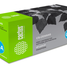 Картридж лазерный Cactus CS-CE505AS черный (2300 стр.) для HP LJ P2055/P2035