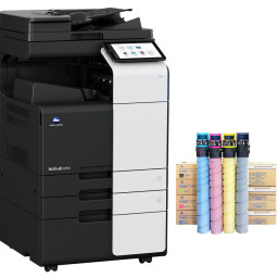 МФУ Konica Minolta bizhub C251i компл. (осн. блок, рев. автопод. DF-632, тумба DK-516x, тонер TN-328)