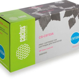 Тонер-картридж Cactus Toner CS-C9733A для HP Color LaserJet 5500, 5550 (magenta), 2100 стр.