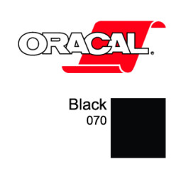 Пленка Oracal 8500 F070 (черный), 80мкм, 1000мм (1 п.м.)