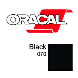 Пленка Oracal 8500 F070 (черный), 80мкм, 1000мм (1 п.м.)