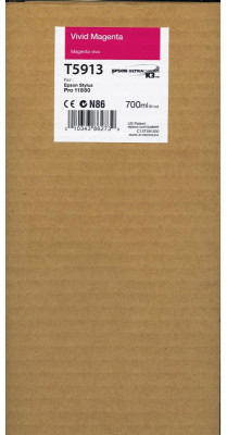 Картридж Epson T5913 (vivid magenta) 700 мл