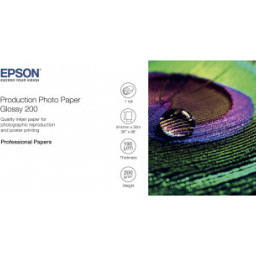 Бумага с покрытием Epson Production Photo Paper Glossy 200, глянцевая, 200 г/кв.м, 914 мм, 30 м