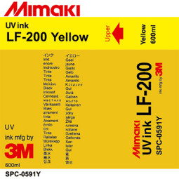 Чернила Mimaki LF-200 UV LED Curable Ink (yellow), 600 мл