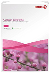 Бумага Xerox Colotech+ Super Gloss Coated, глянцевая, SRA3 (320 x 450 мм), 210 г/кв.м (125 листов)
