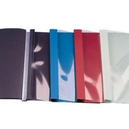 Обложки OPUS C-Bind SoftClear G, A4, 32 мм, мягкие, белые, 10 шт.