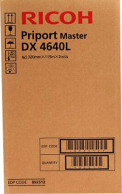 Ricoh мастер-пленка Master Type DX4640L, 2 рулона