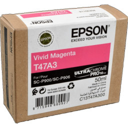 Картридж Epson UltraChrome Pro 10 Ink T47A3 (vivid magenta), 50 мл