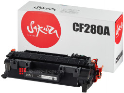 Тонер-картридж SAKURA CF280A для HP Color LaserJet 400 M401/M425 (black), 2700 стр. (PP052368)