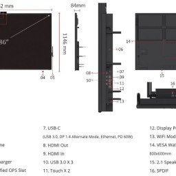 Интерактивная панель ViewSonic ViewBoard IFP8670