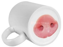 Кружка  BD101-FM02,  11oz, рис. внутри «Пятачок»