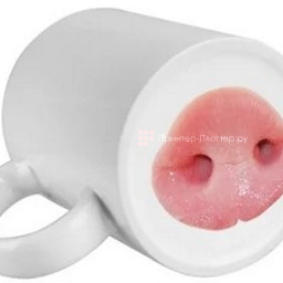 Кружка  BD101-FM02,  11oz, рис. внутри «Пятачок»