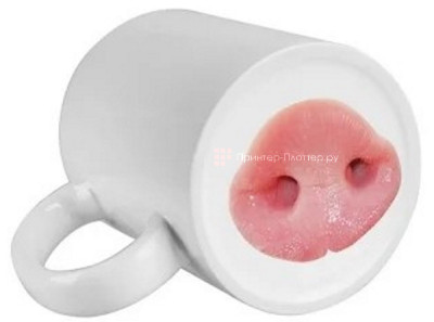 Кружка  BD101-FM02,  11oz, рис. внутри «Пятачок»