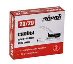 Скобы для степлера Shark 23/20, 1000 шт.