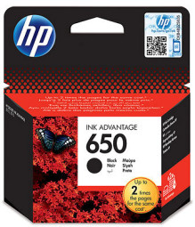 Картридж HP 650 (black), 360 стр