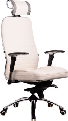 Офисное кресло Метта SAMURAI KL-3 (белый лебедь)