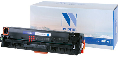 Картридж NVP совместимый NV-CF381A Cyan для HP Color LaserJet M476dn/ M476dw/ M476nw (2700k)