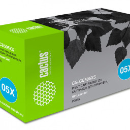 Картридж лазерный Cactus CS-CE505XS черный (6500 стр.) для HP LaserJet P2050 LaserJet P2055 LaserJet P2055D LaserJet P2055DN LaserJet P2055X